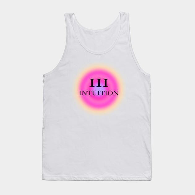 111 Angel Numbers Intuition Glowing Aura Tank Top by Scarlett Blue